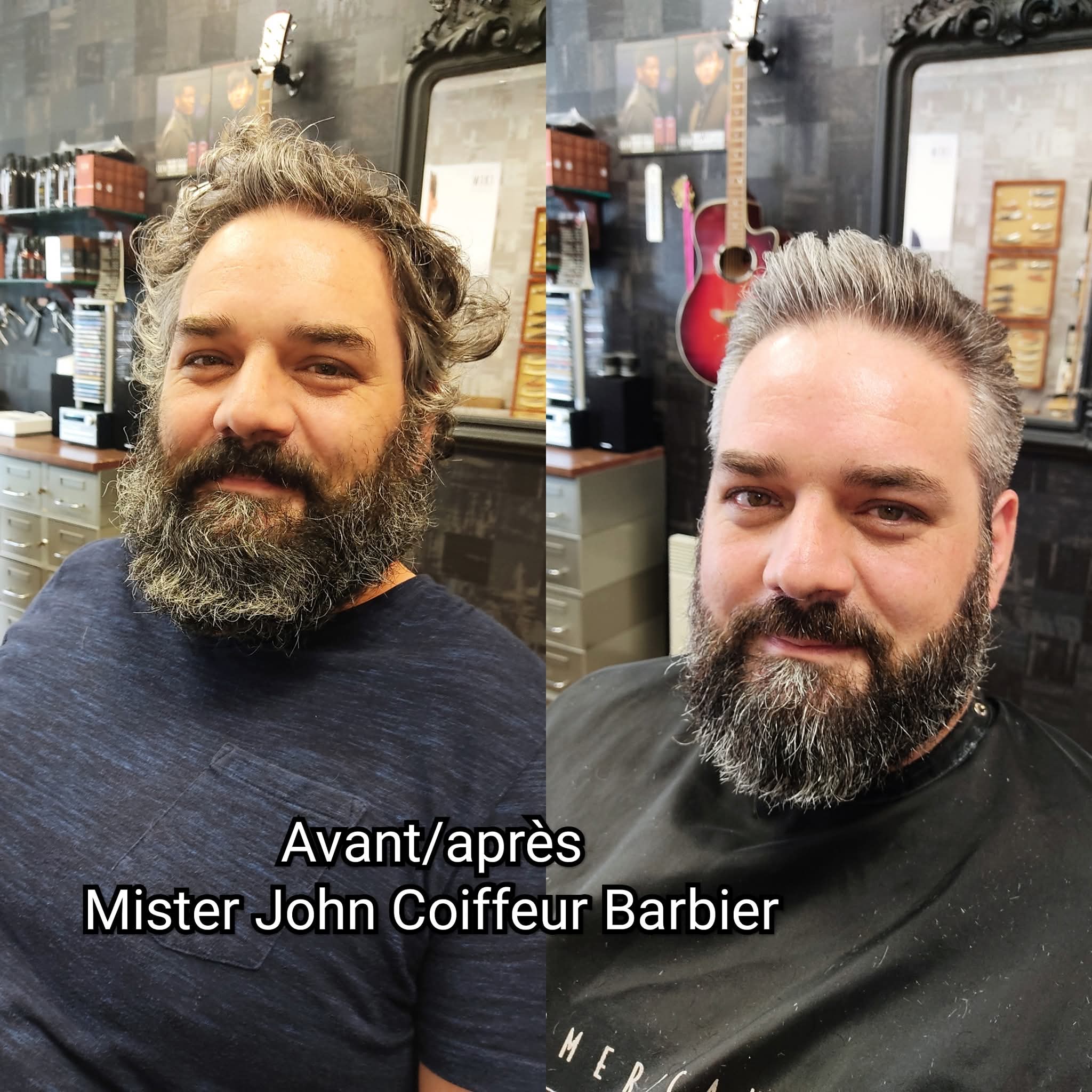 Avant/après transformation - Mister John