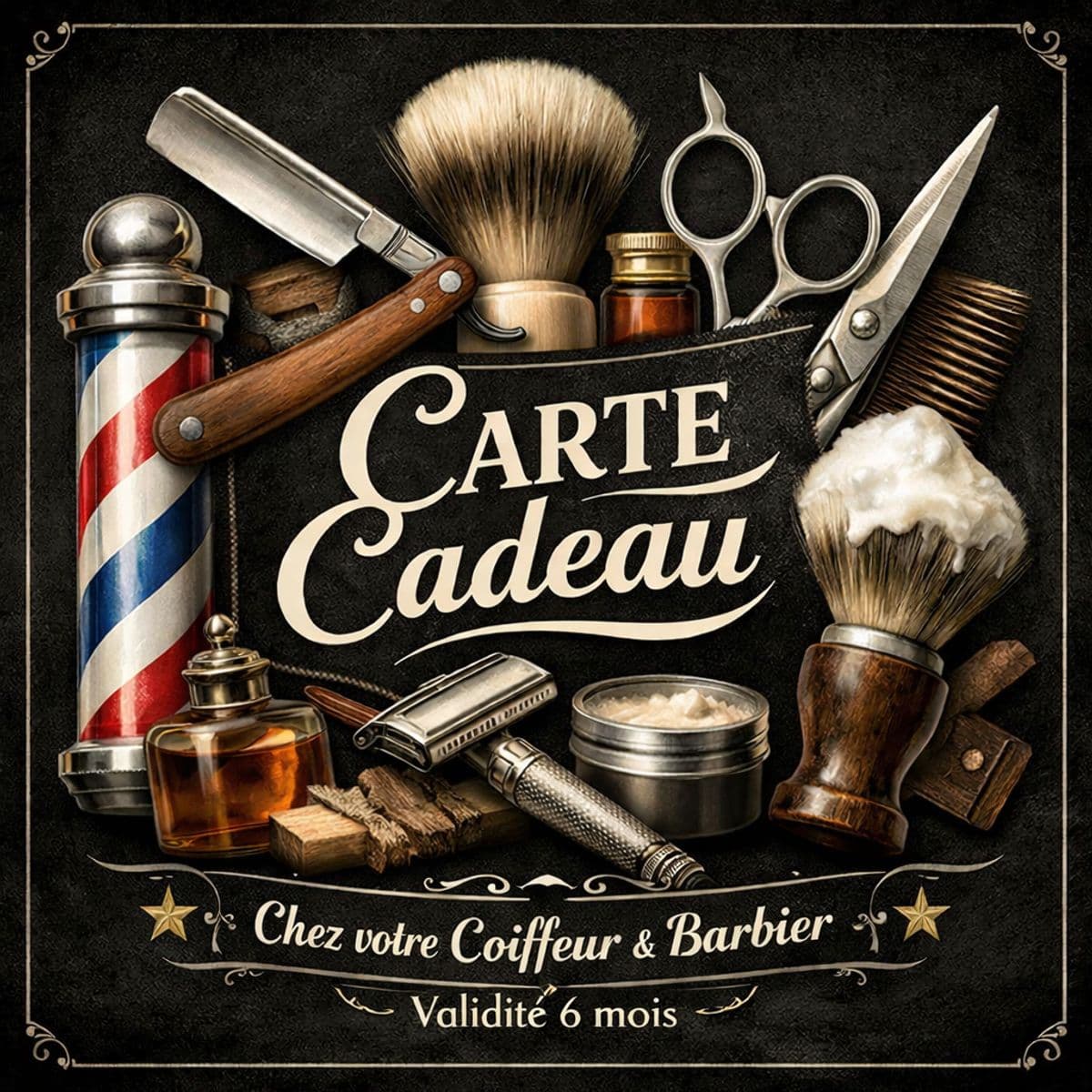 Carte cadeau Mister John Barbier