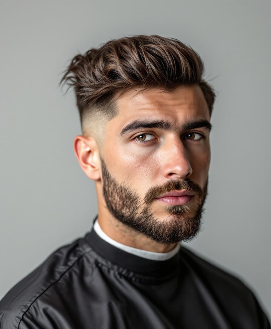 Le Quiff — Banane moderne + dégradé