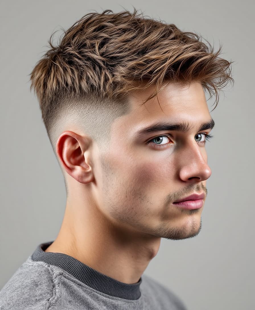Le Textured Crop — Crop texturé + skin fade