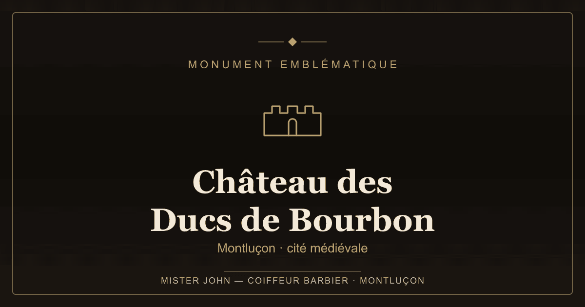 Le Château des Ducs de Bourbon dominant la cité médiévale de Montluçon