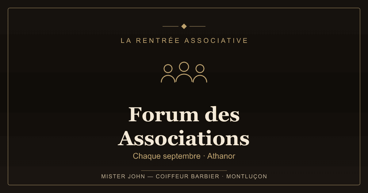 Stands d'associations sportives et culturelles réunis dans la halle Omega d'Athanor à Montluçon lors du Forum des Associations