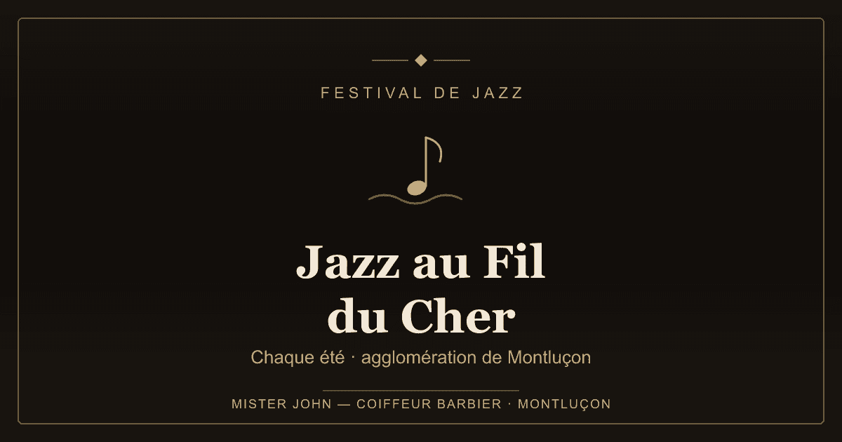 Concert de jazz en plein air pendant le festival Jazz au Fil du Cher à Montluçon