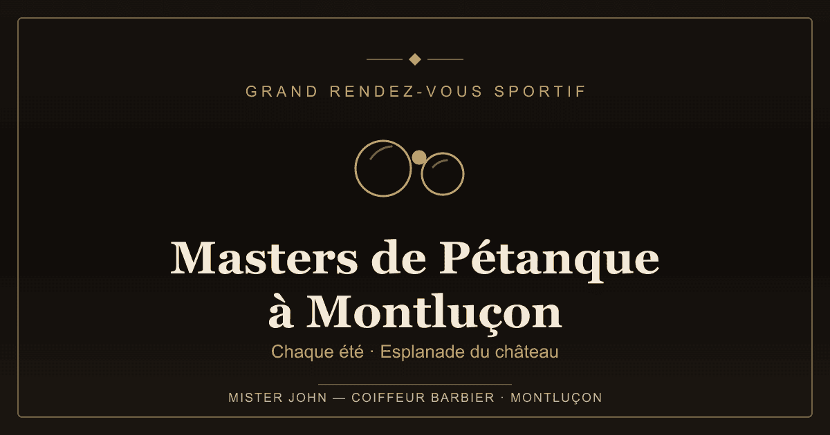 Boules de pétanque sur un terrain lors du Masters de Pétanque à Montluçon