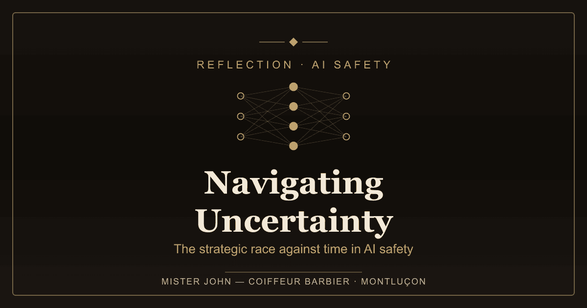 Illustration: stylised neural network, artificial intelligence safety and governance